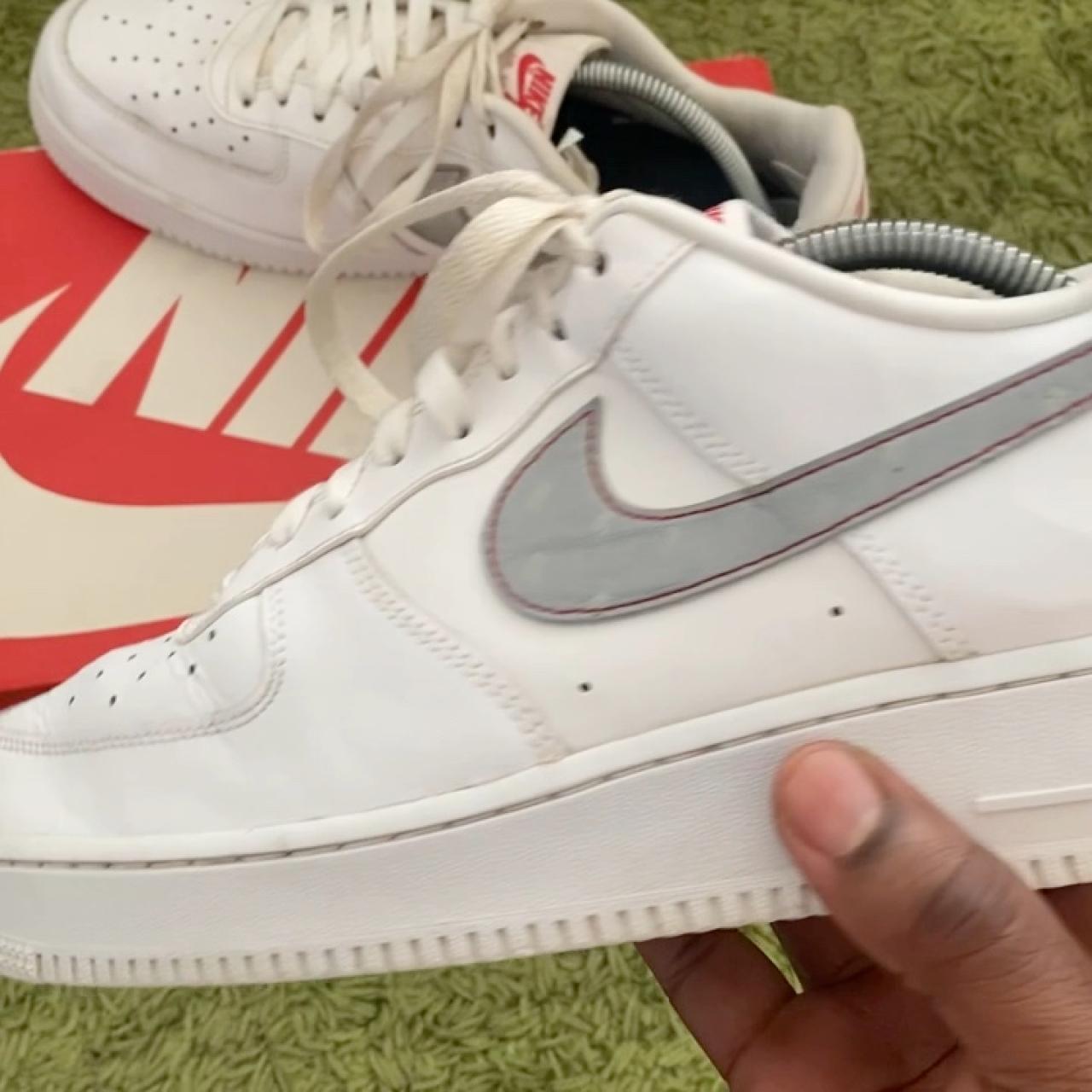 air force 1 reflective white