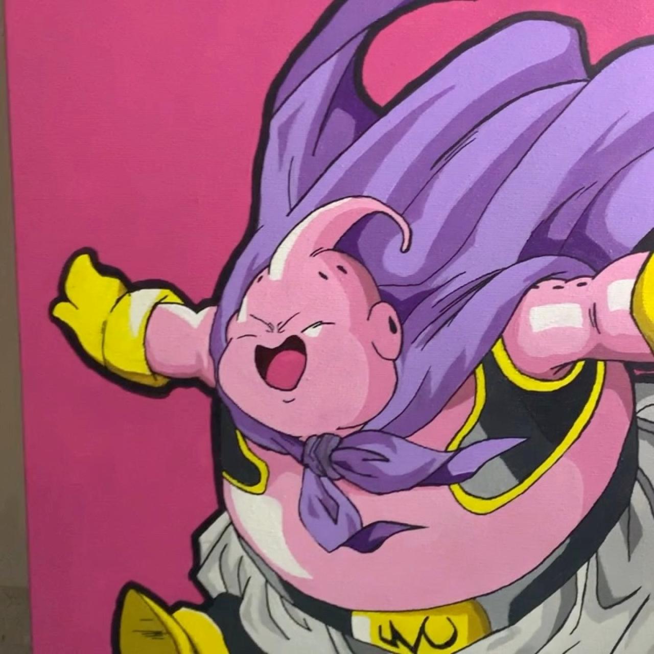 Majin Boo Canvas Print by SaulCordan