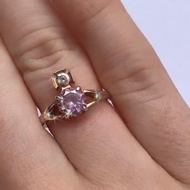 Westwood Pink Gold Vivienne Westwood Reina Ring Vivienne Westwood