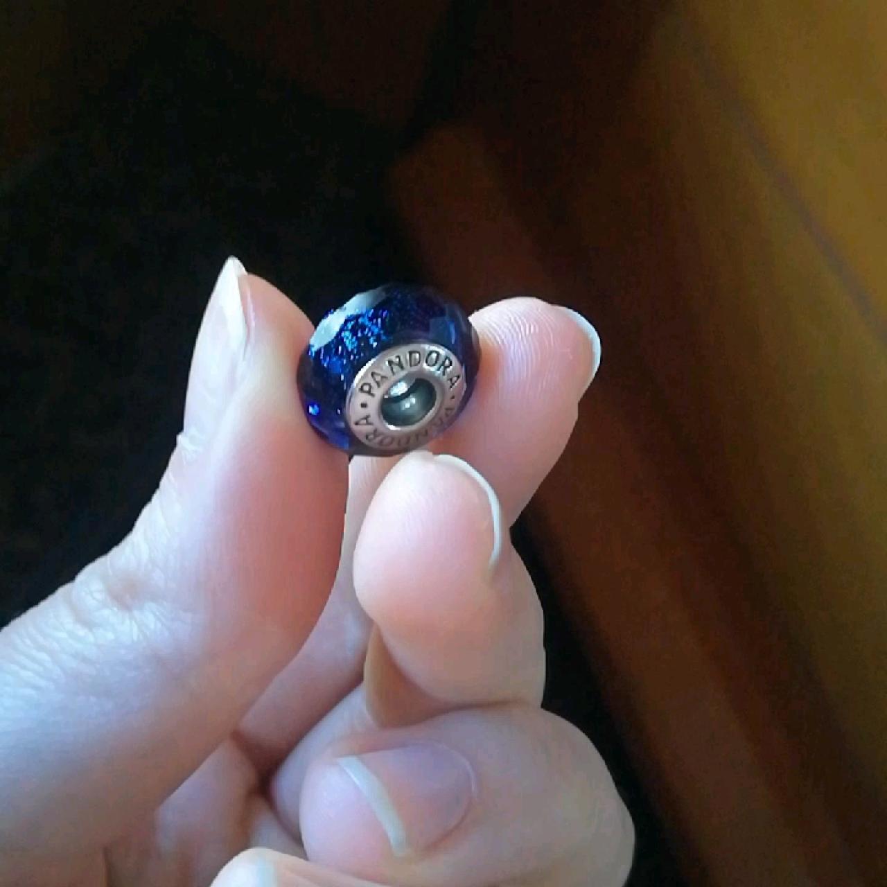 charm pandora vetro di murano blu charm pandora vetro di murano blu
