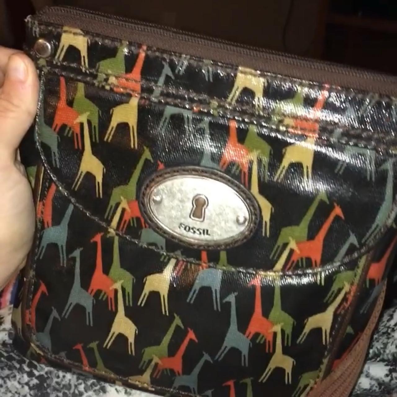 Fossil giraffe online purse