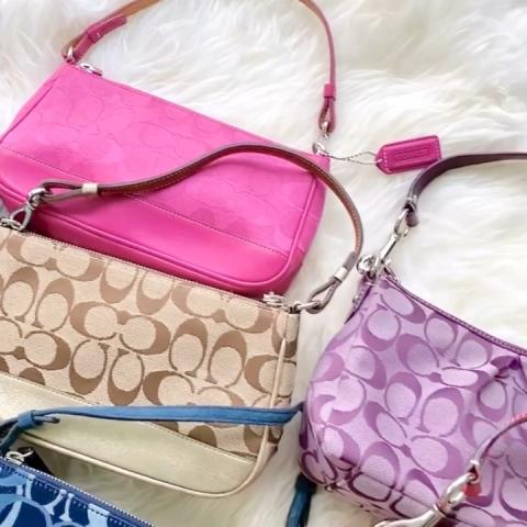 💗Coach demi bag - signature pattern💗 ♡ instant buy - Depop