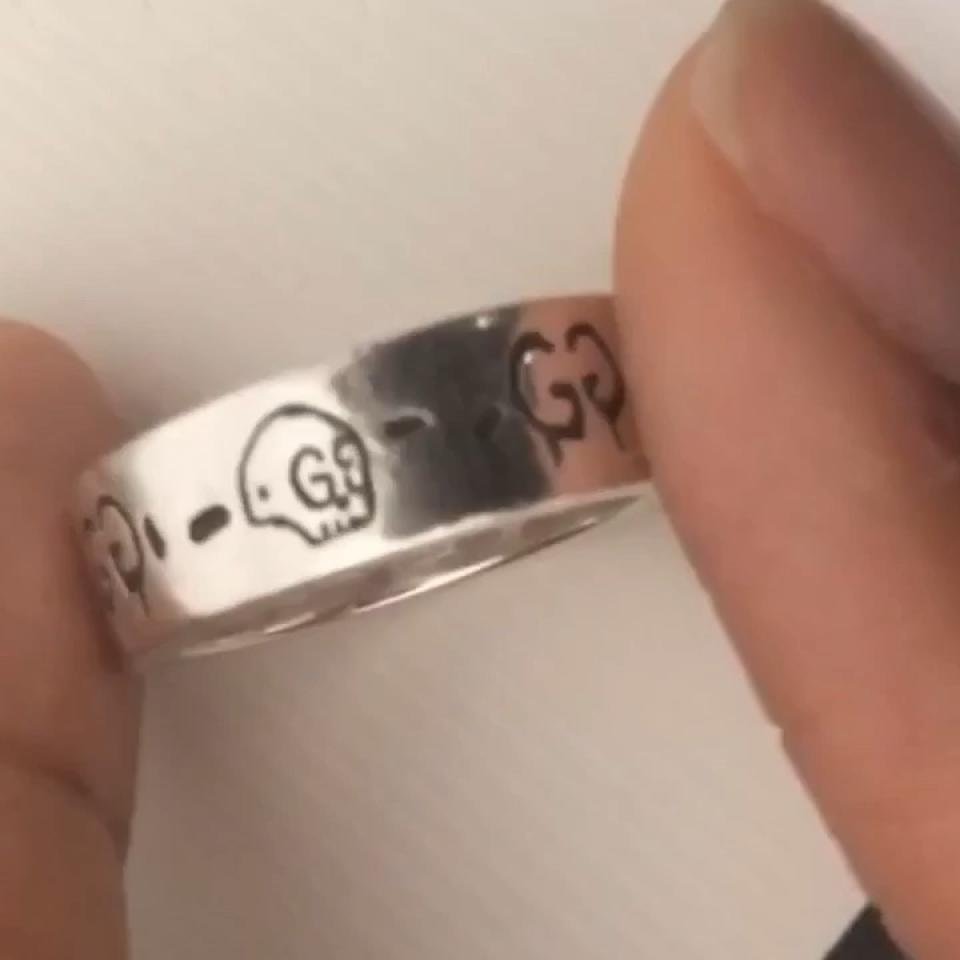 gucci ghost ring 6mm