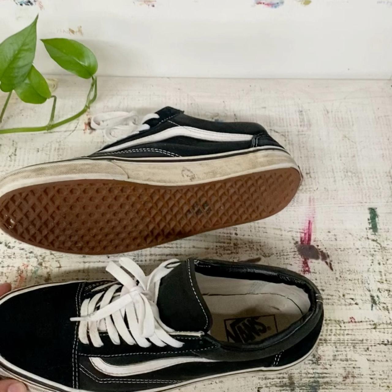 Vans Skate Low Black / white classics Size 10 no... Depop