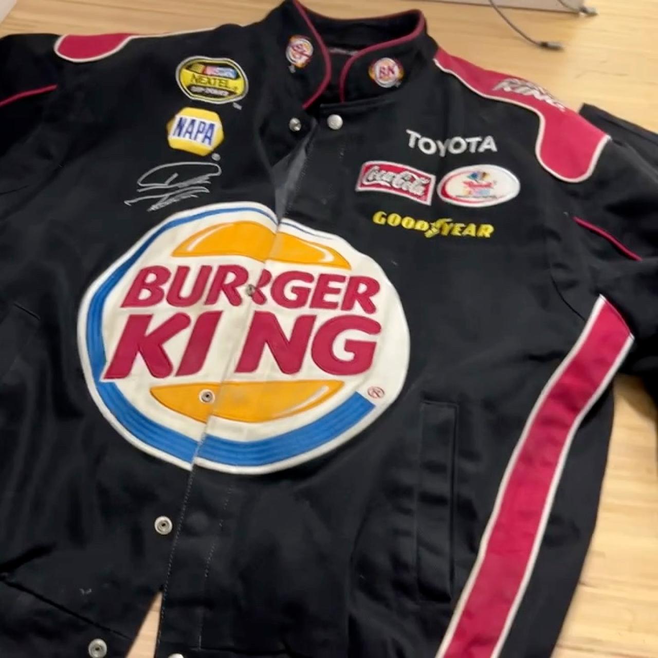 Vintage Oversized authentic burger king nascar | Depop