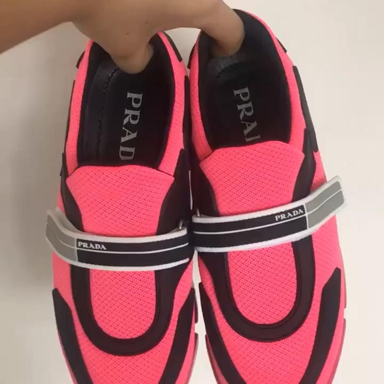 Super Sick Hot Pink Prada Cloudbust Sneakers I Love Depop