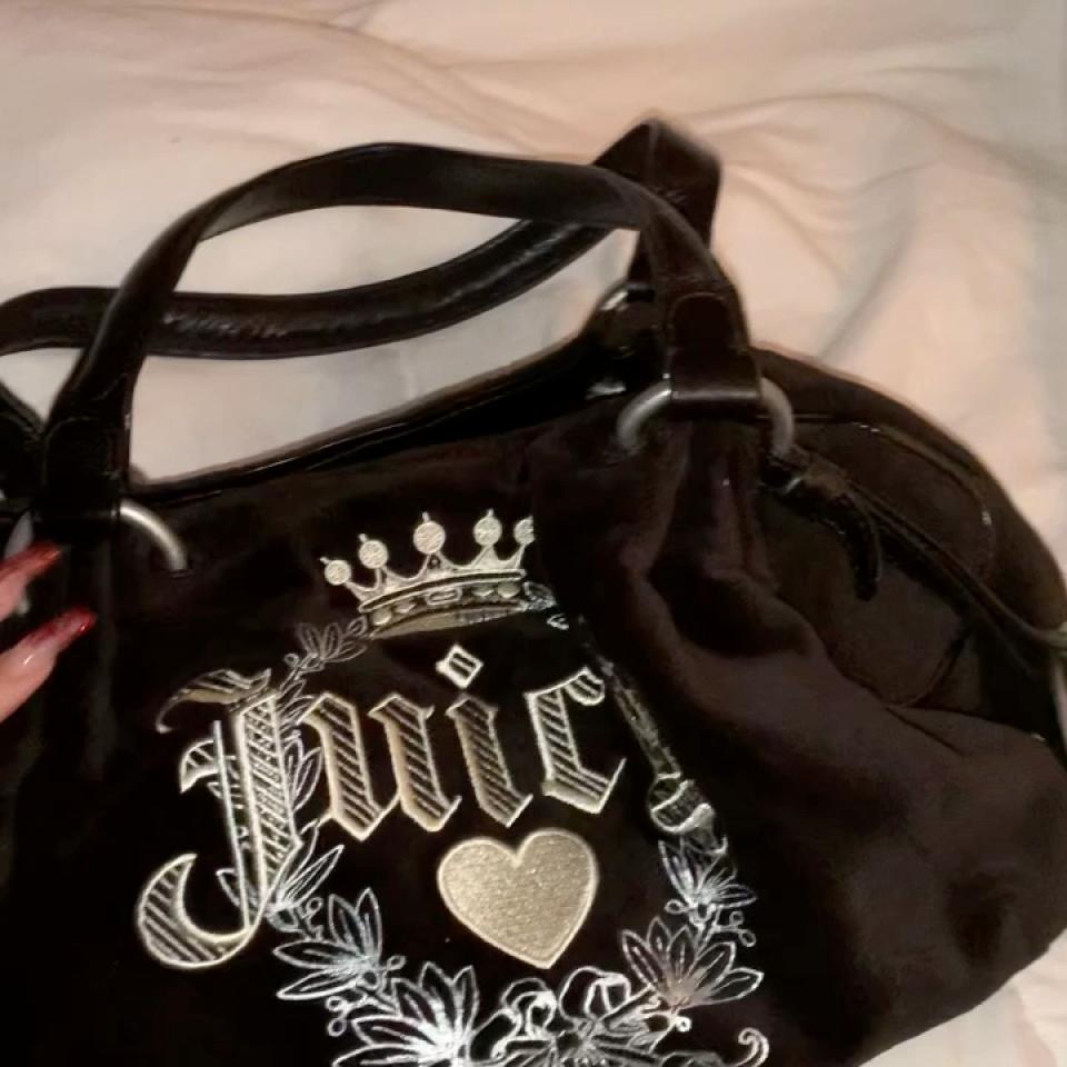 JUICY COUTURE スタッズ ハンドバッグ ブラック レザー y2k Juicy Couture Bag Y2k - Etsy