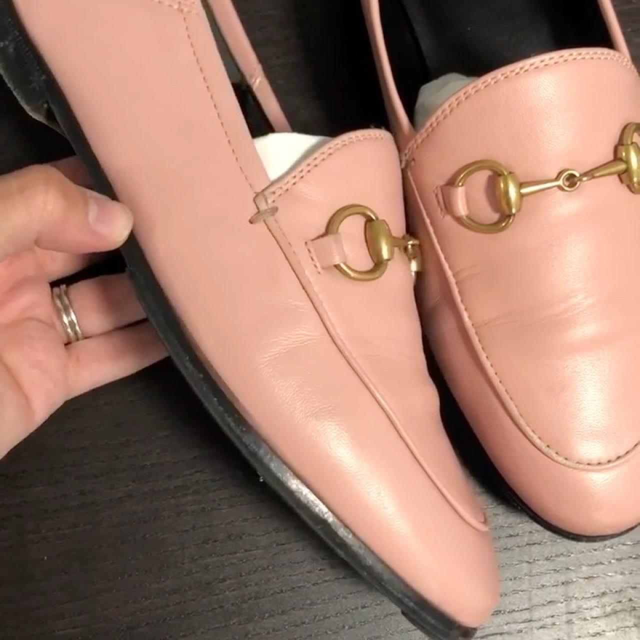 Gucci brixton loafer store pink