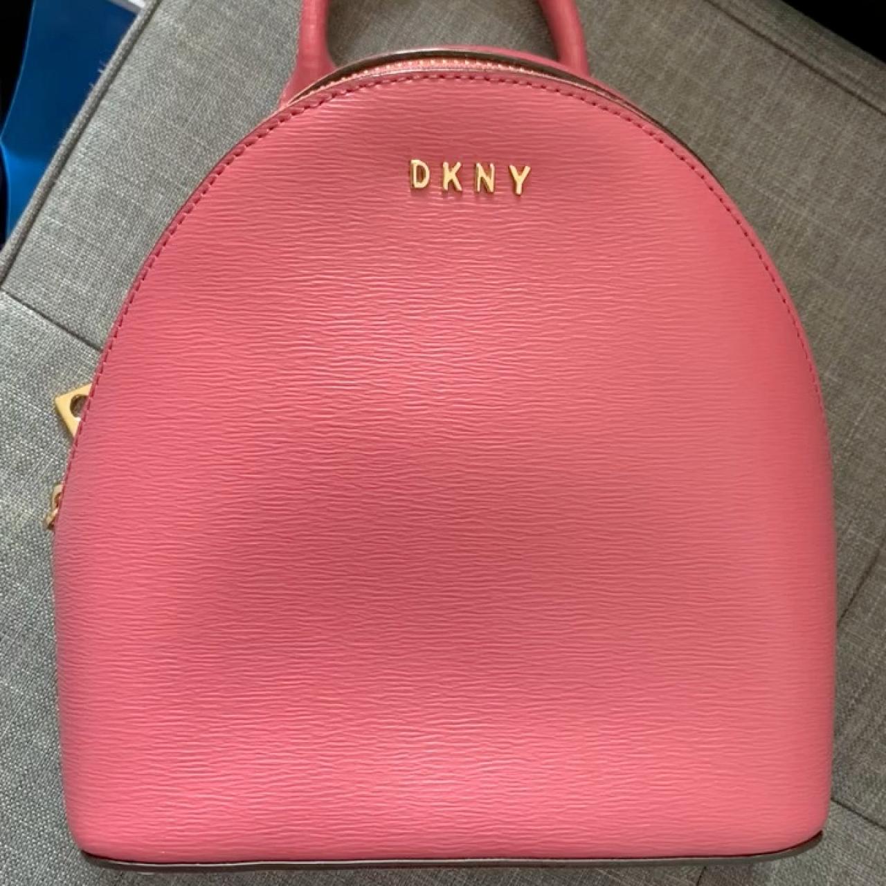 dkny pink backpack