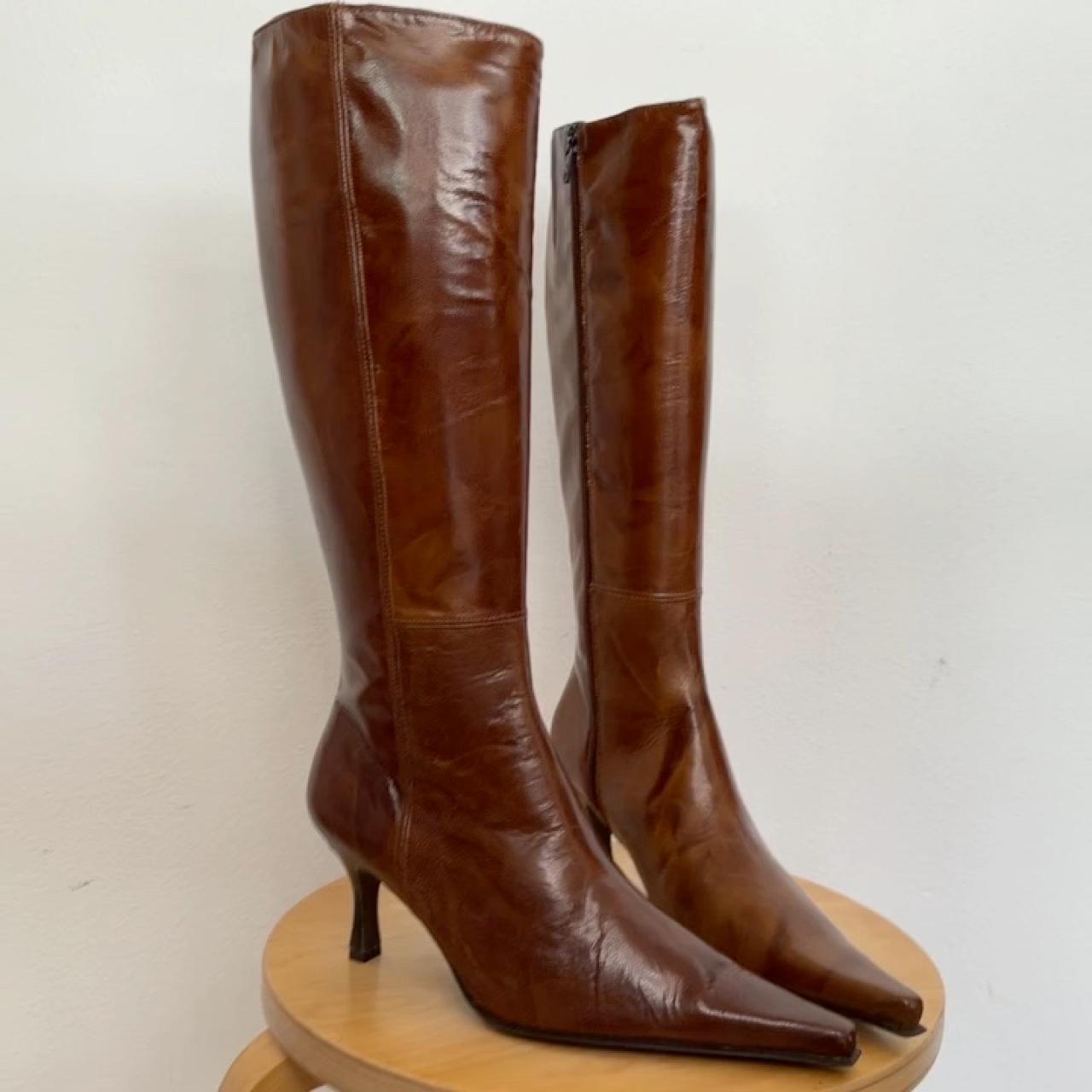 Womens Tan And Brown Boots Depop 3623