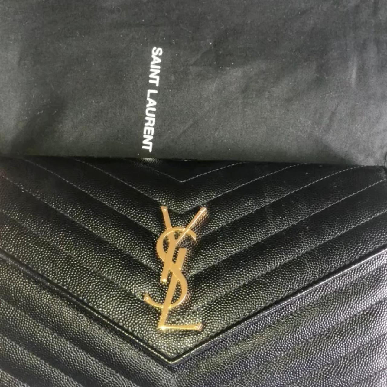 Authentic YSL Saint Laurent Wallet on Chain bag - Depop