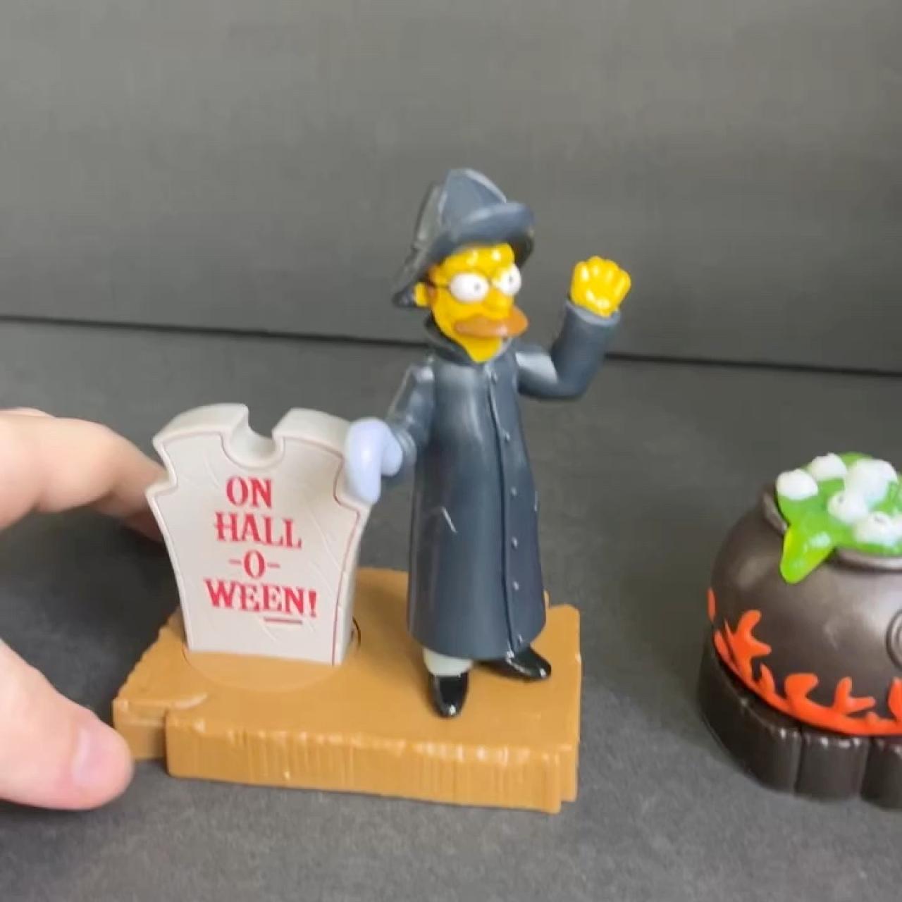 Burger king simpsons cheap halloween toys