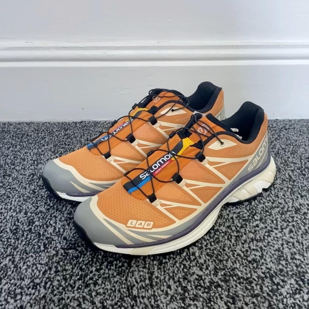 Salomon XT6 Lab Apricot Buff/Frost Gray/Velvet... Depop