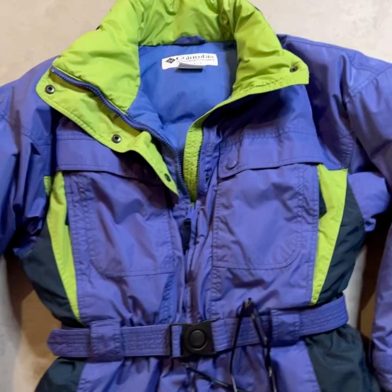 Women's Purple and Green Jacket | Depop