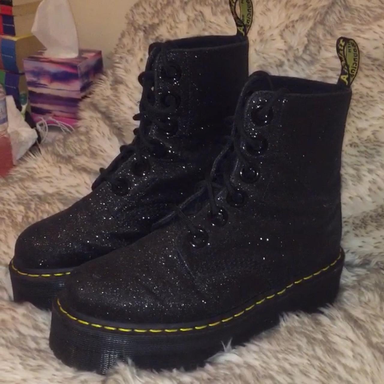 dr martens molly glitter