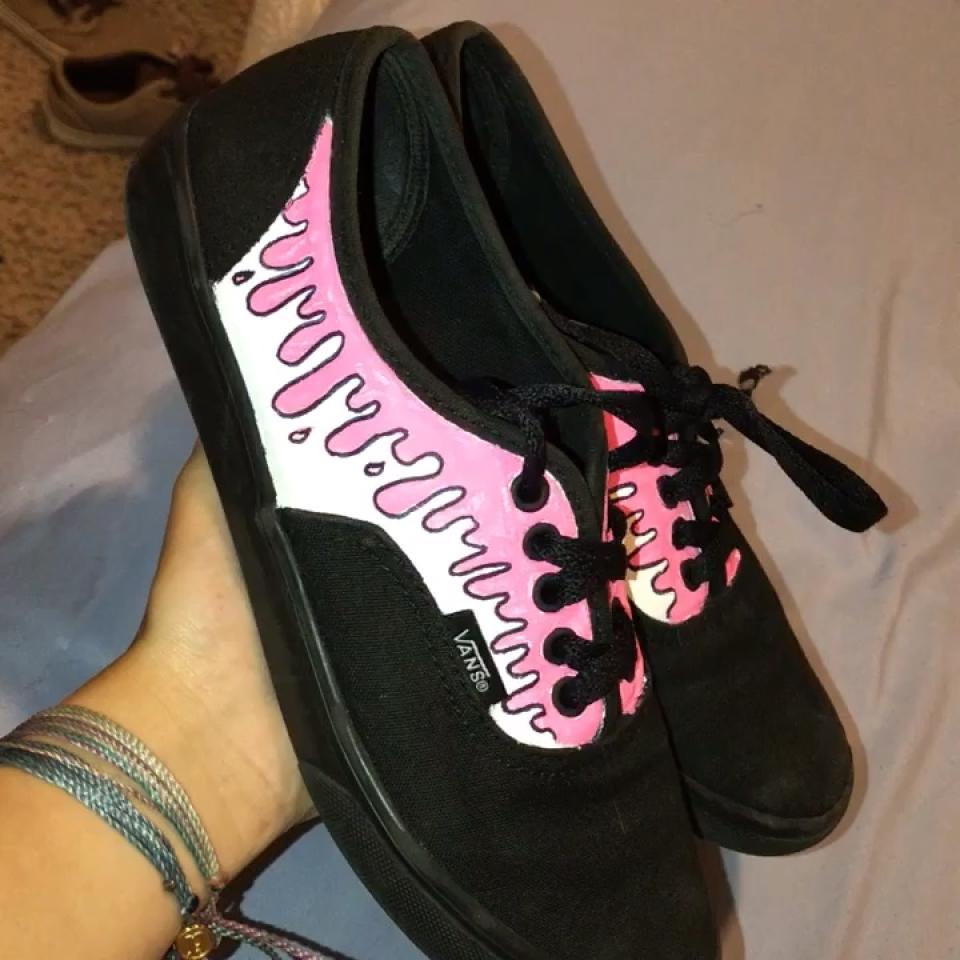 pink drip vans