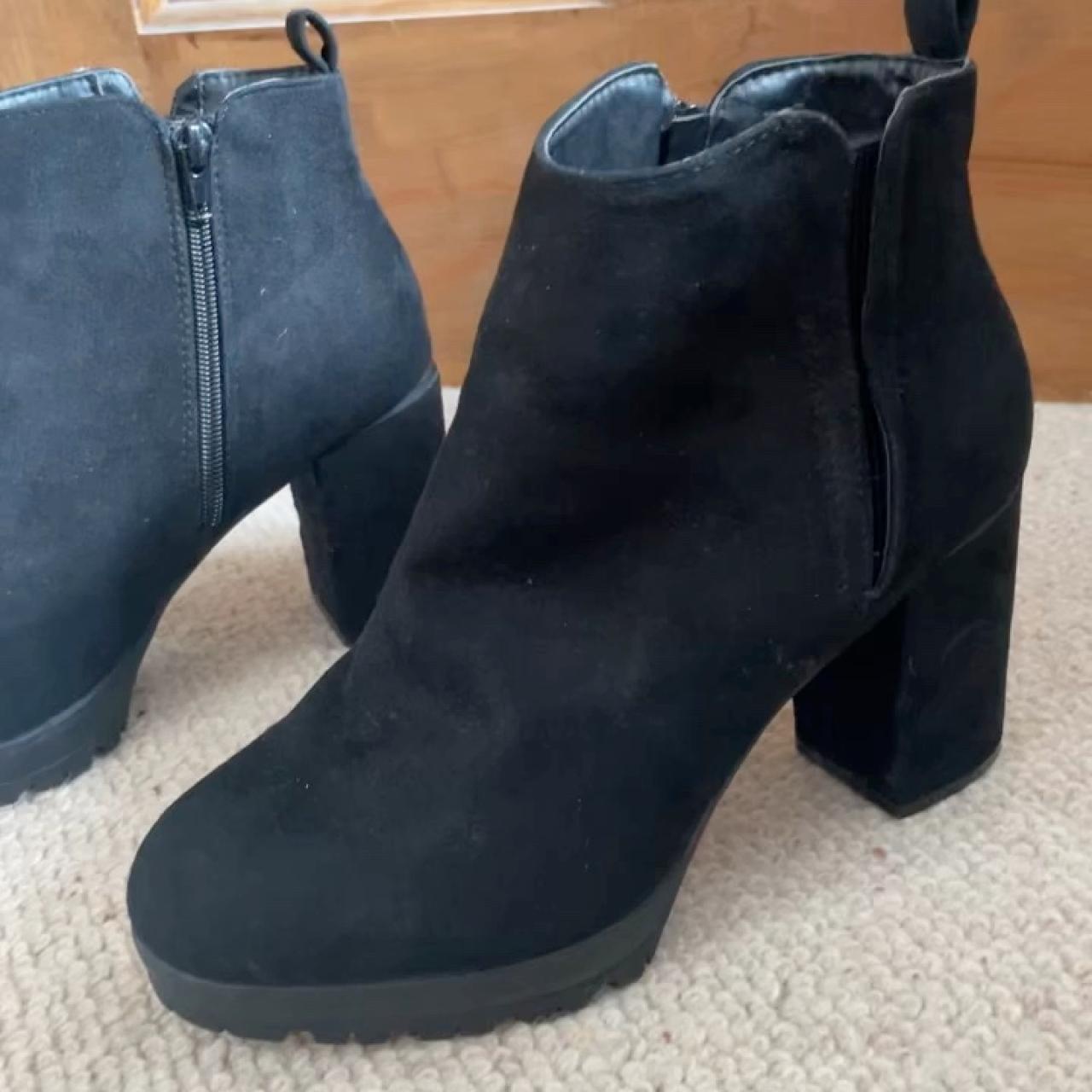 wide fit platform boots