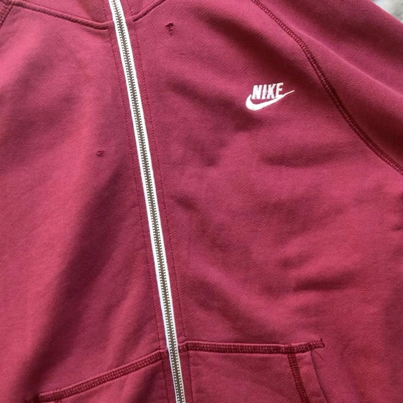 nike burgundy sweat suit