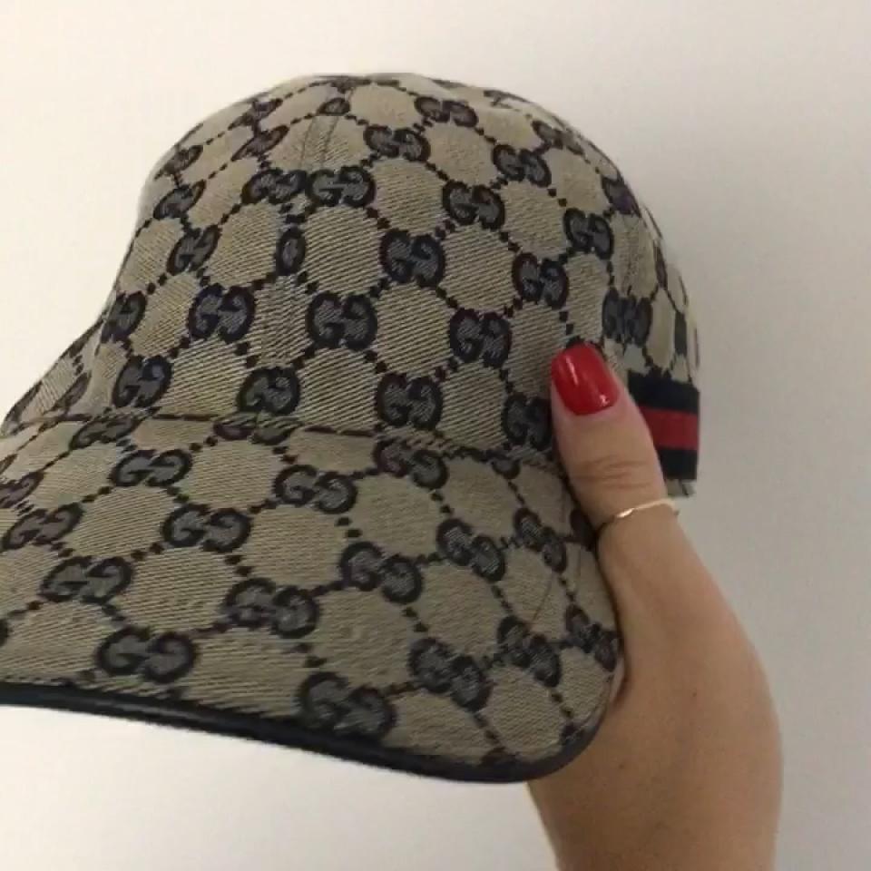 gucci cap beige blue