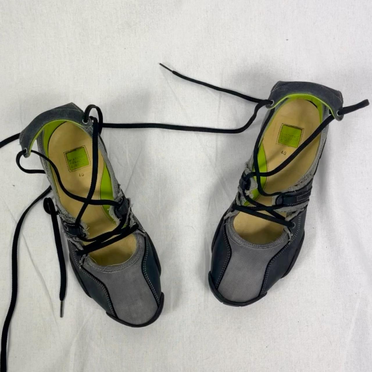 Marithé + François Girbaud Women's Grey Balletshoes Depop