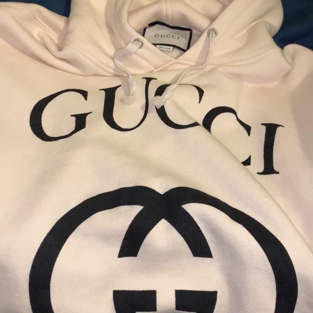 GUCCI INTERLOCKING HOODIE in great Depop