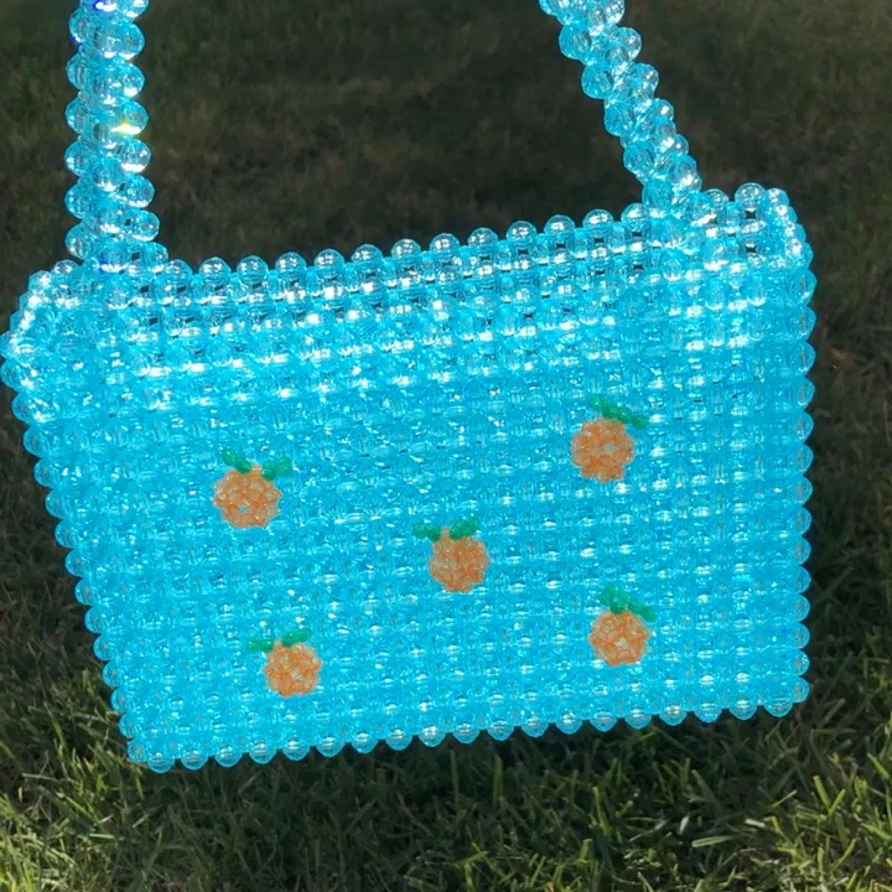 New Toyboy jelly purse in cobalt blue. Gold accents. - Depop