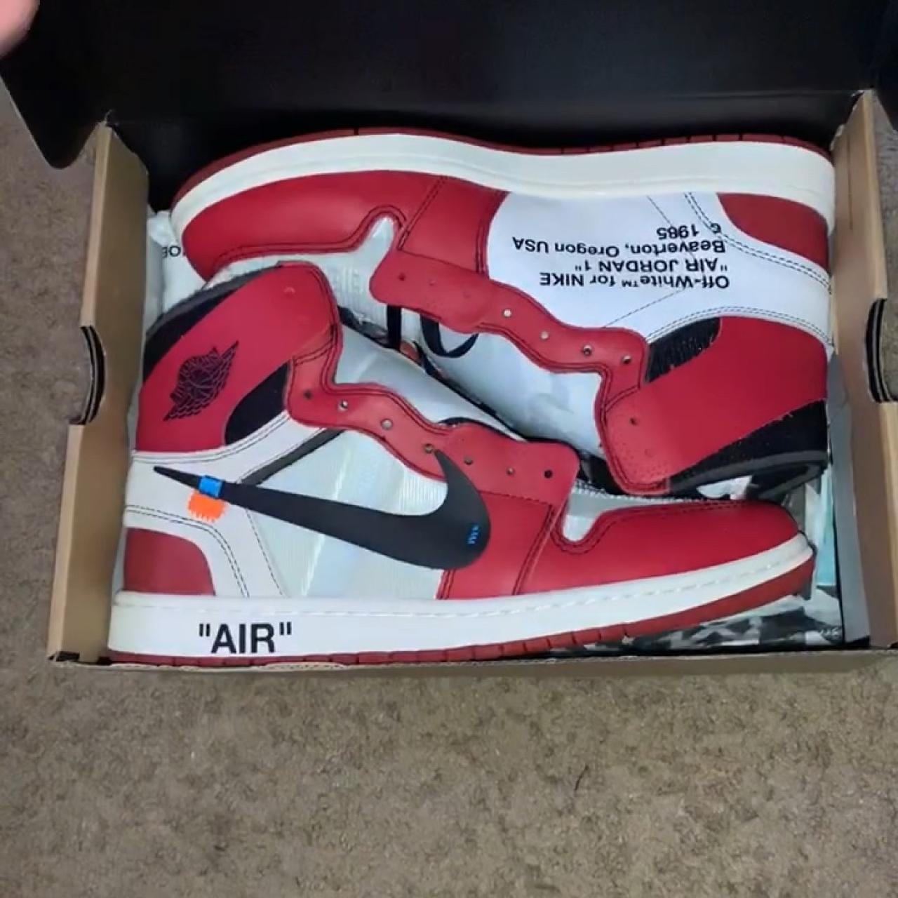 OFF-WHITE x Air Jordan 1 Retro High OG / Chicago – Tenisshop.la