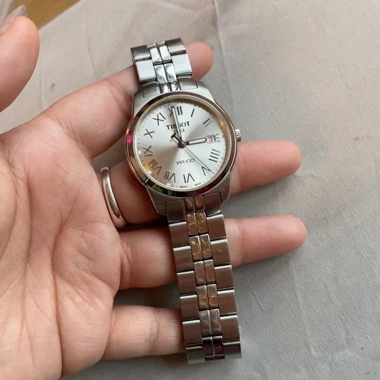 TISSOT PR100 Roman Characters Watch T049.410.B Swiss Depop