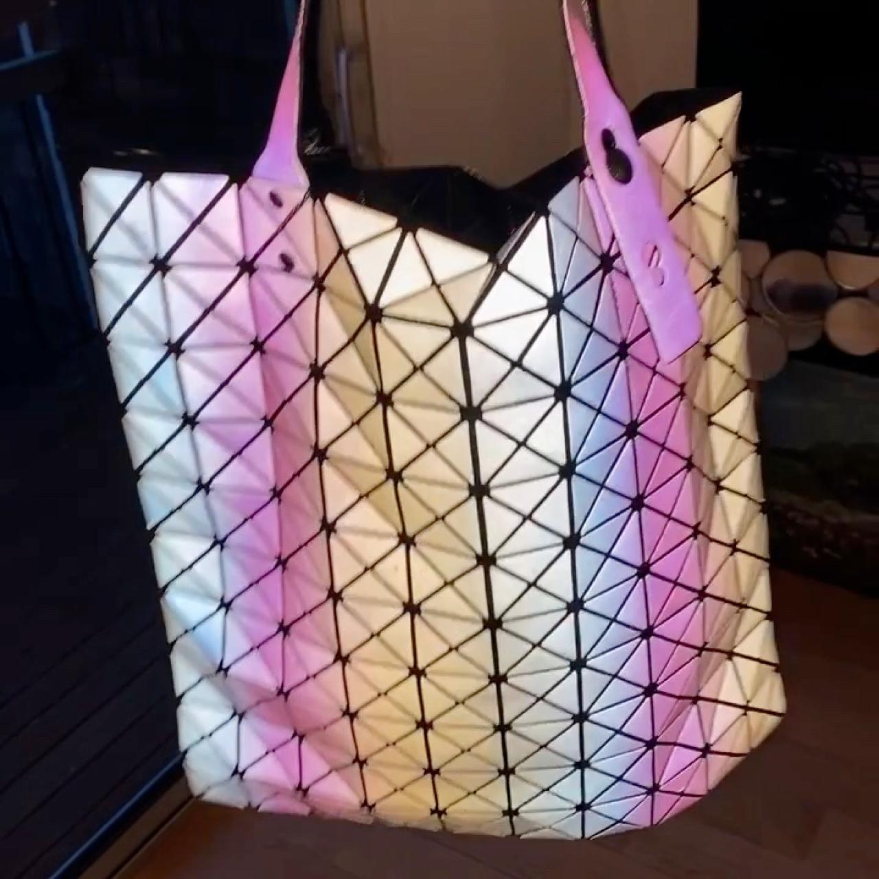 Bright And Trendy Neon Purse Made From Geometrical Depop