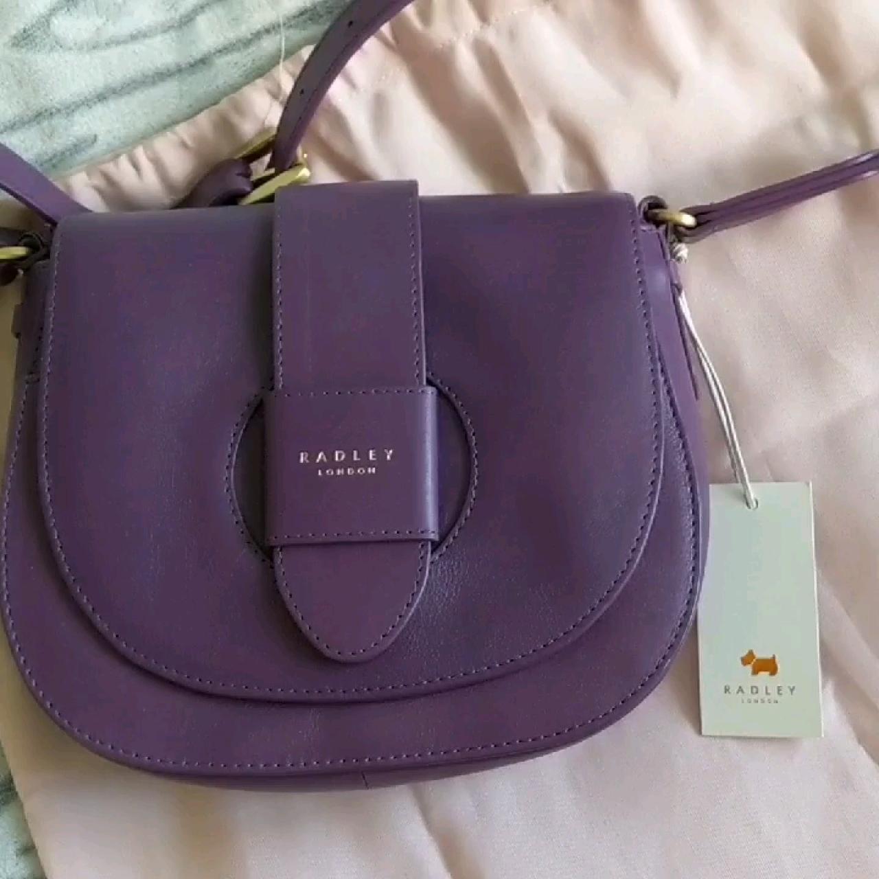 purple radley bag