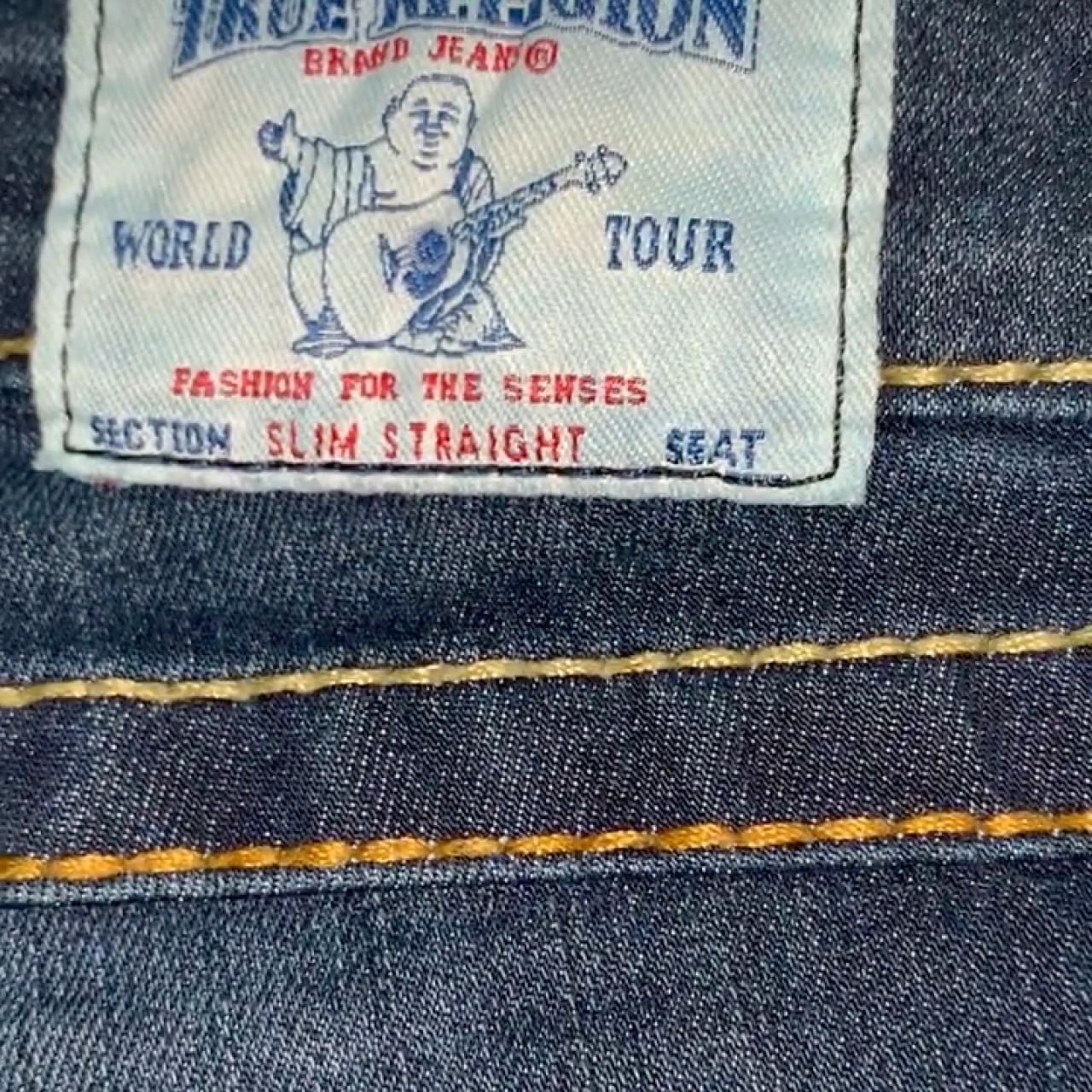 WANT GONE dark wash true religion jeans 