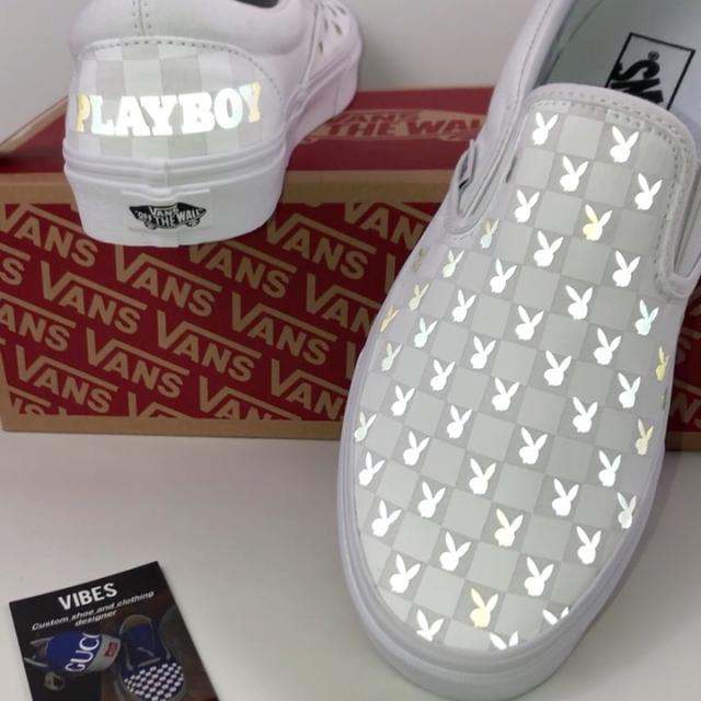 Playboy checkered vans Outlet