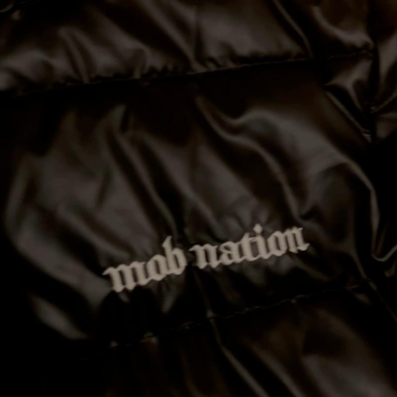 Black jacket by Mob nation Size Medium UK... - Depop