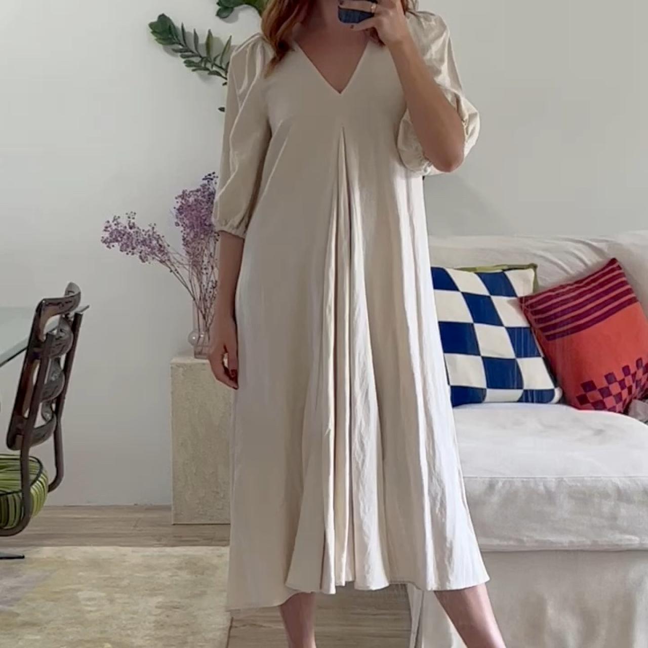 St Agni - Picnic dress (Cream) - size 