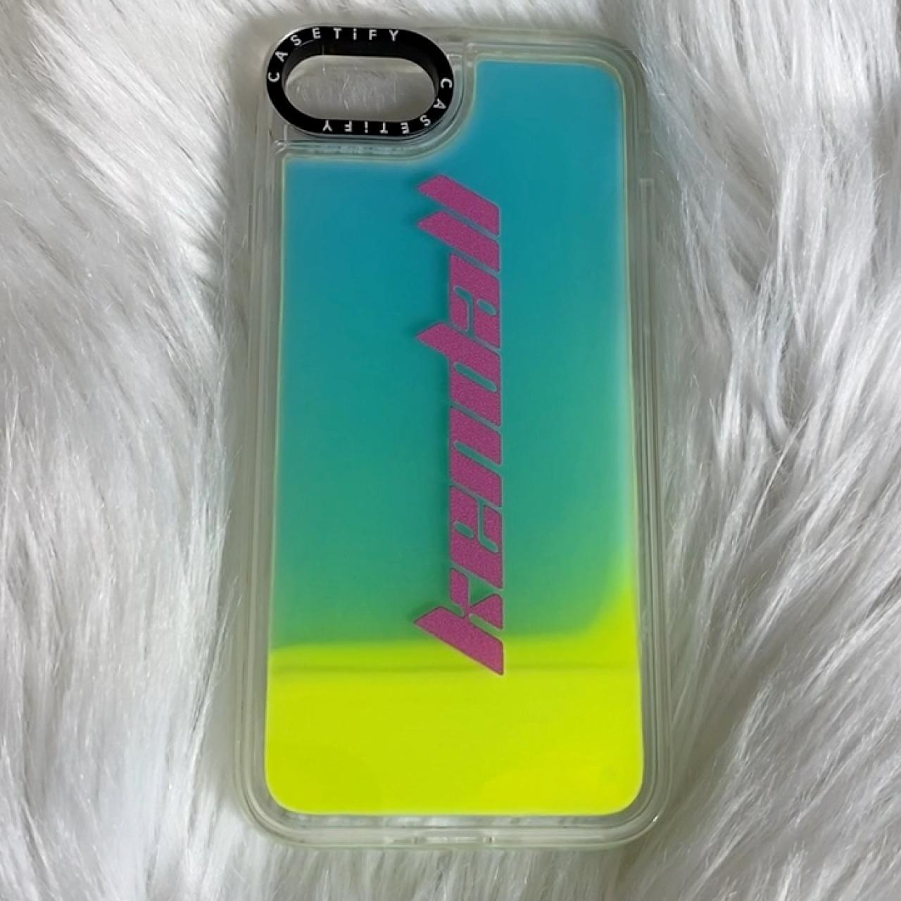 💛 Casetify iPhone Personalised “Kendall” Neon
