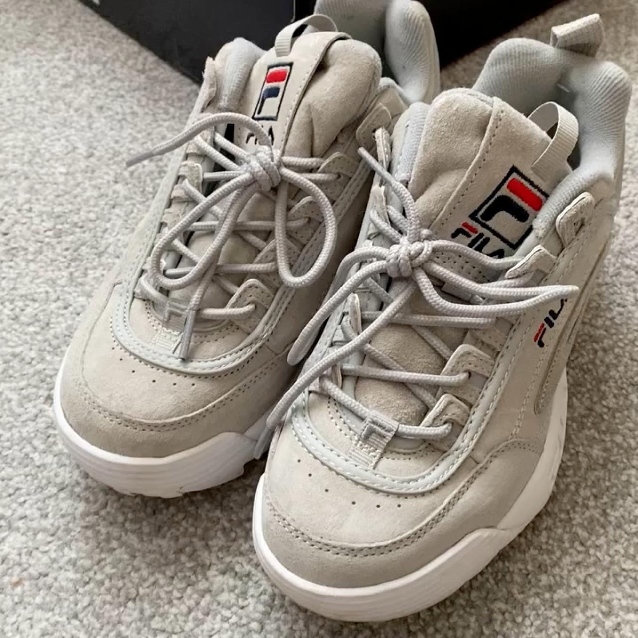 fila grey suede