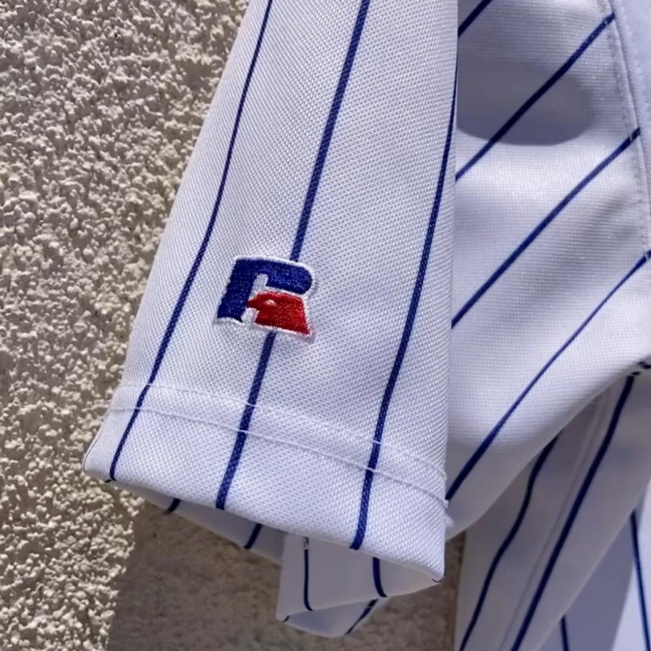 Vintage Y2K MLB Chicago Cubs jersey GRAPHIC JERSEY / - Depop