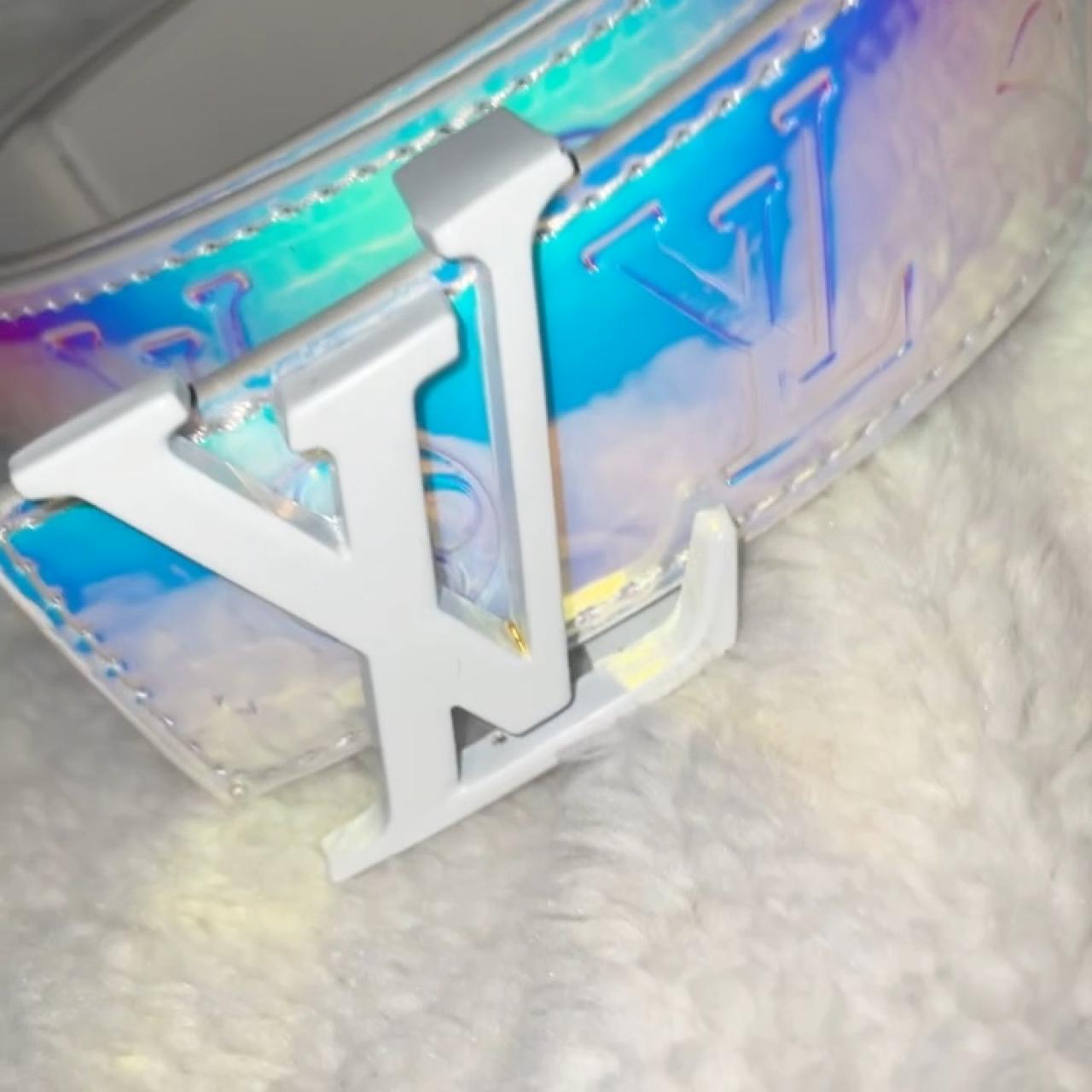 Louis Vuitton Men's Virgil Abloh LV Shape PVC Holographic Prism
