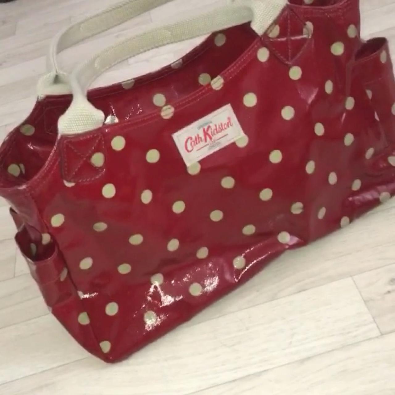 cath kidston red polka dot bolsa