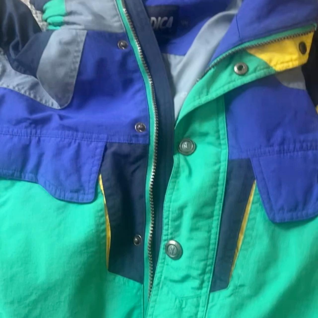 Nordica Men's Green and Blue Jacket | Depop