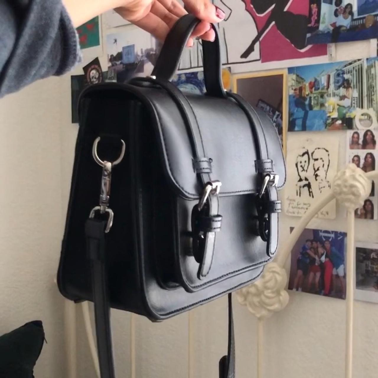 Brandy Melville Black Buckle Handbag 2024