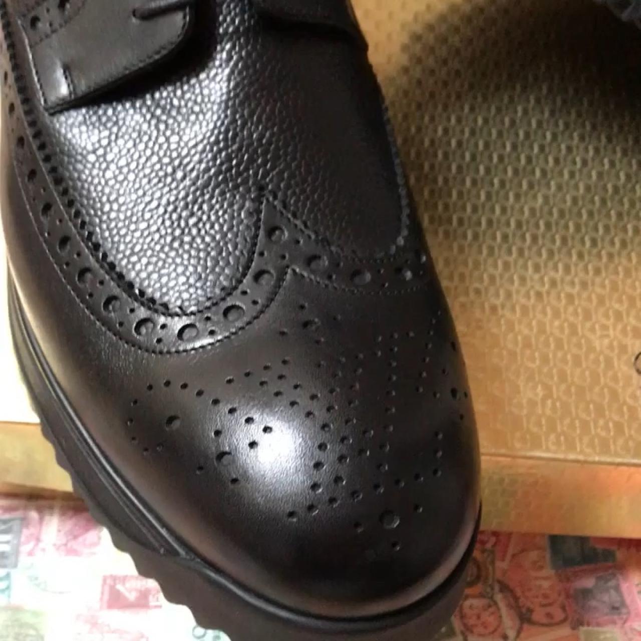 Louis Vuitton Haussmann Derby shoes purchased from - Depop