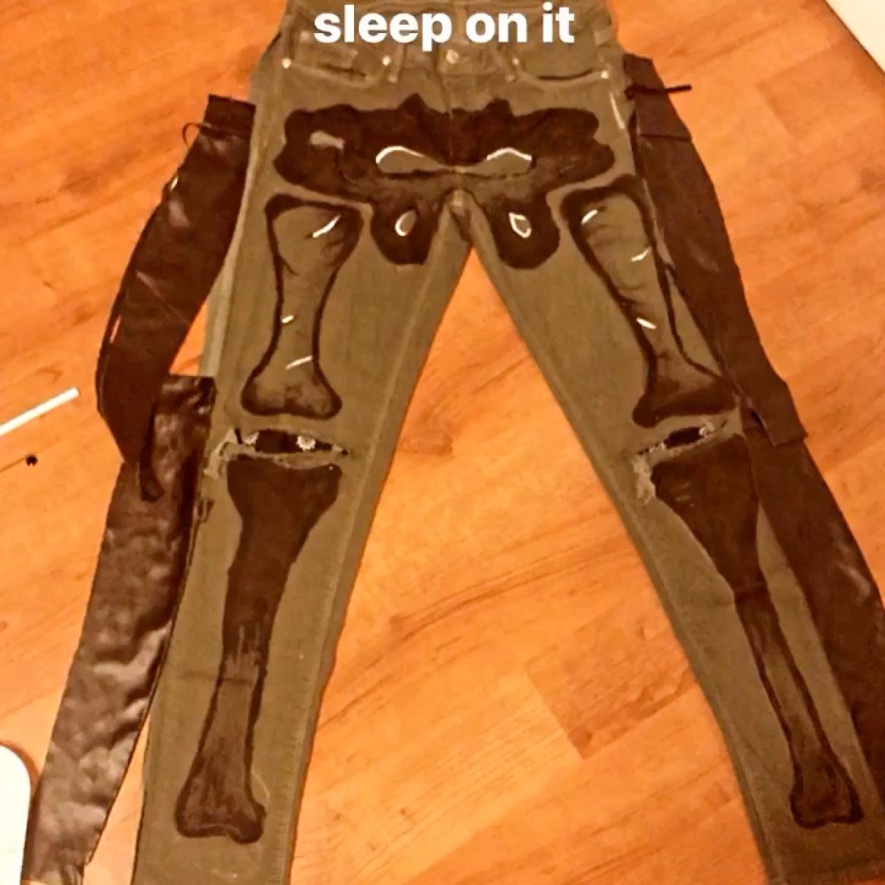 DIY Skeleton Jeans 