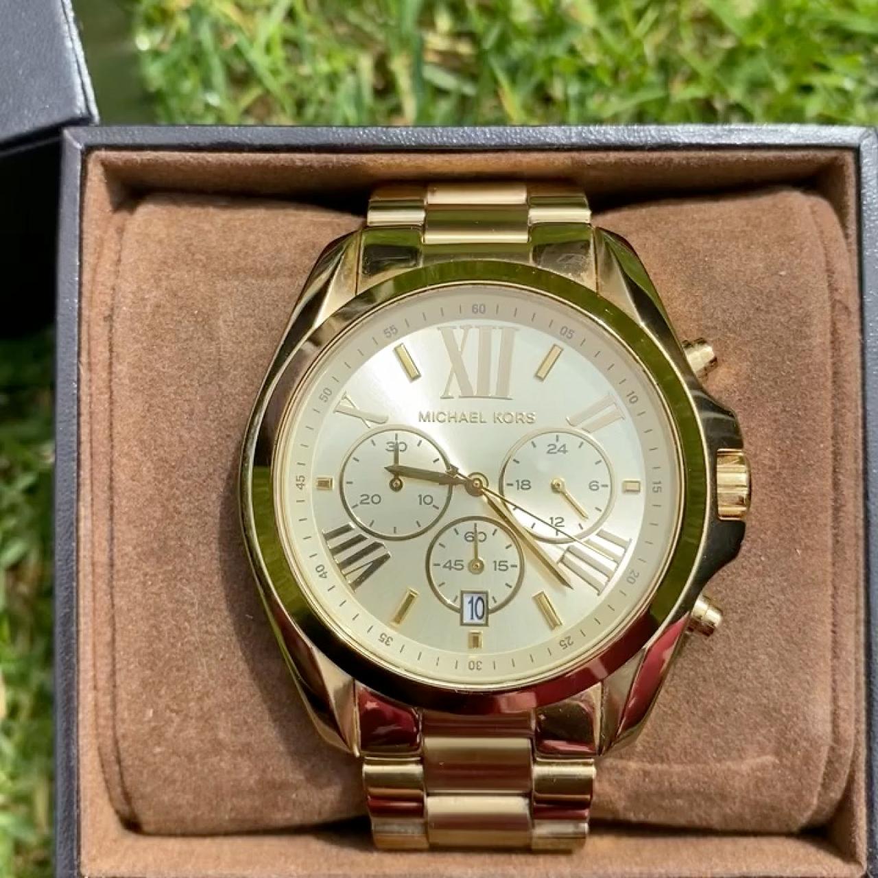 Michael Kors MK5605 Bradshaw gold plated watch. 100 Depop