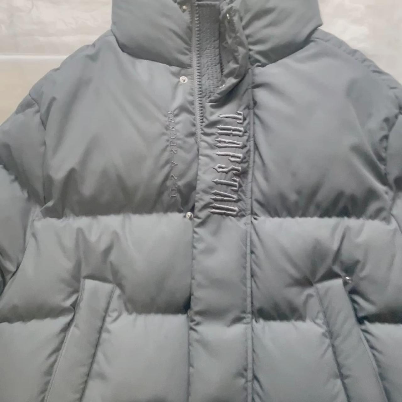 NEW TRAPSTAR DECODED HOODED PUFFER JACKET 2.0 gray | Depop NEW TRAPSTAR DECODED HOODED PUFFER JACKET 2.0 gray | Depop
