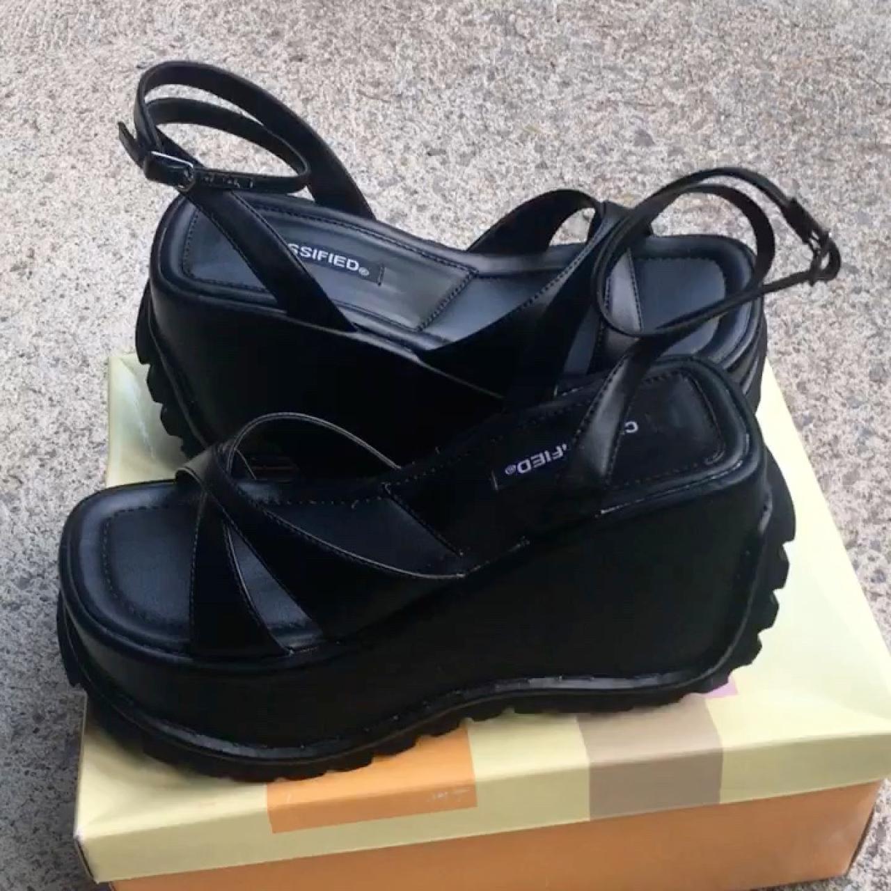 classified platform sandals
