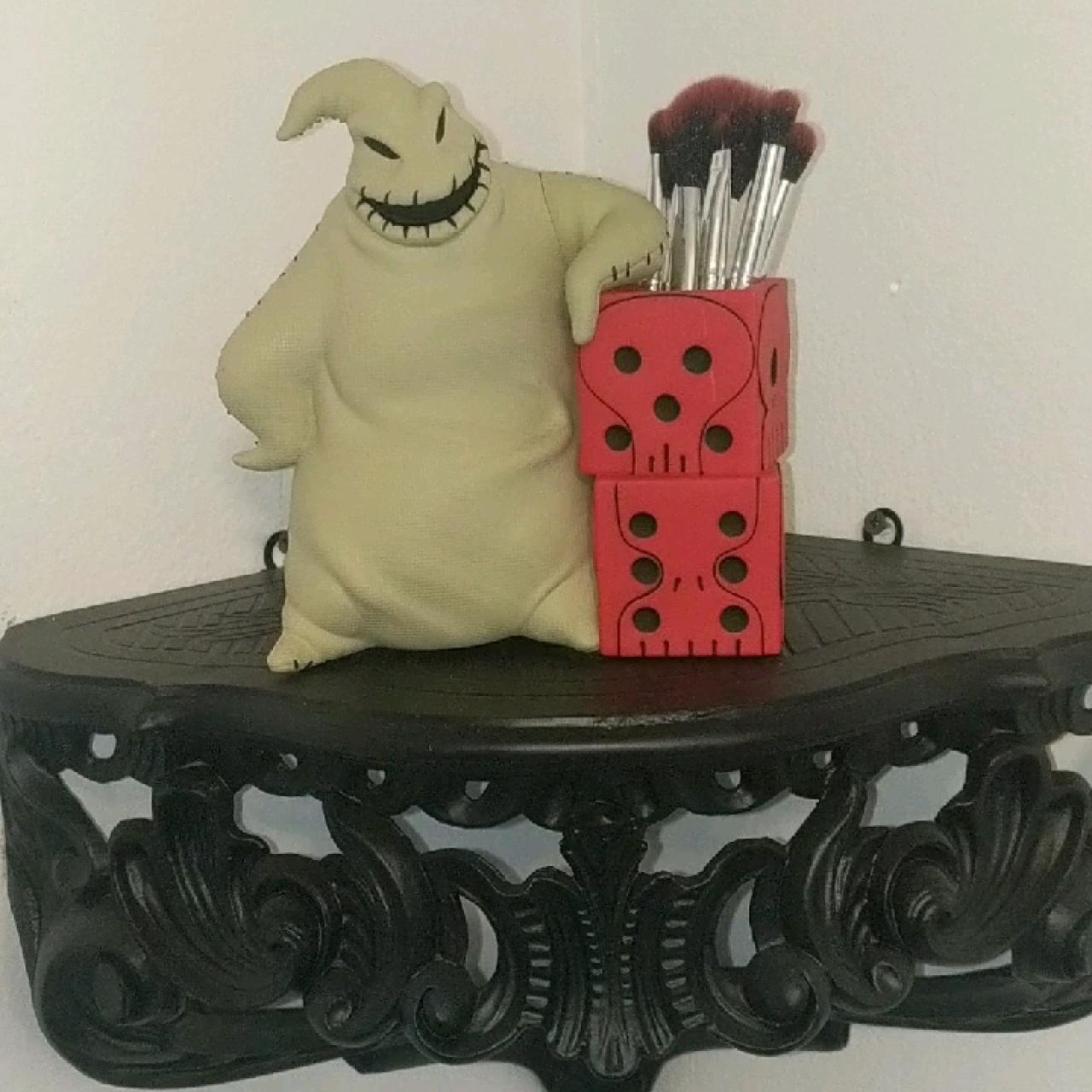 🕸️Oogie Boogie Makeup Brush Set & Holder🕸️ Complete... Depop