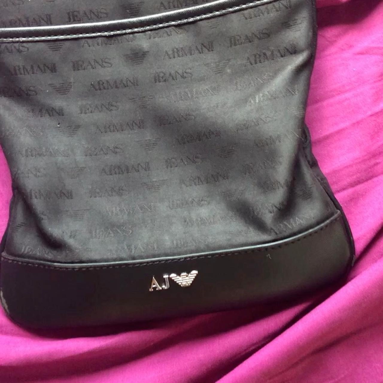 armani jeans pouch grey
