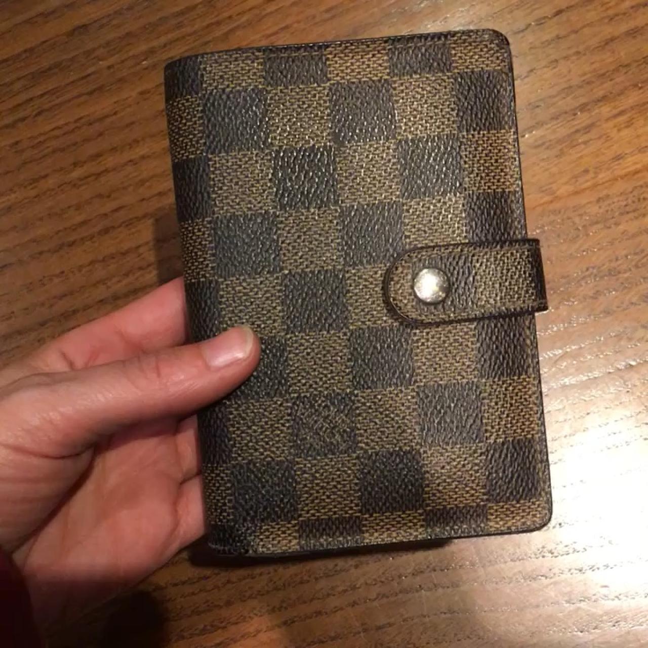 Portafoglio viennois Louis vuitton damier ebane - Depop