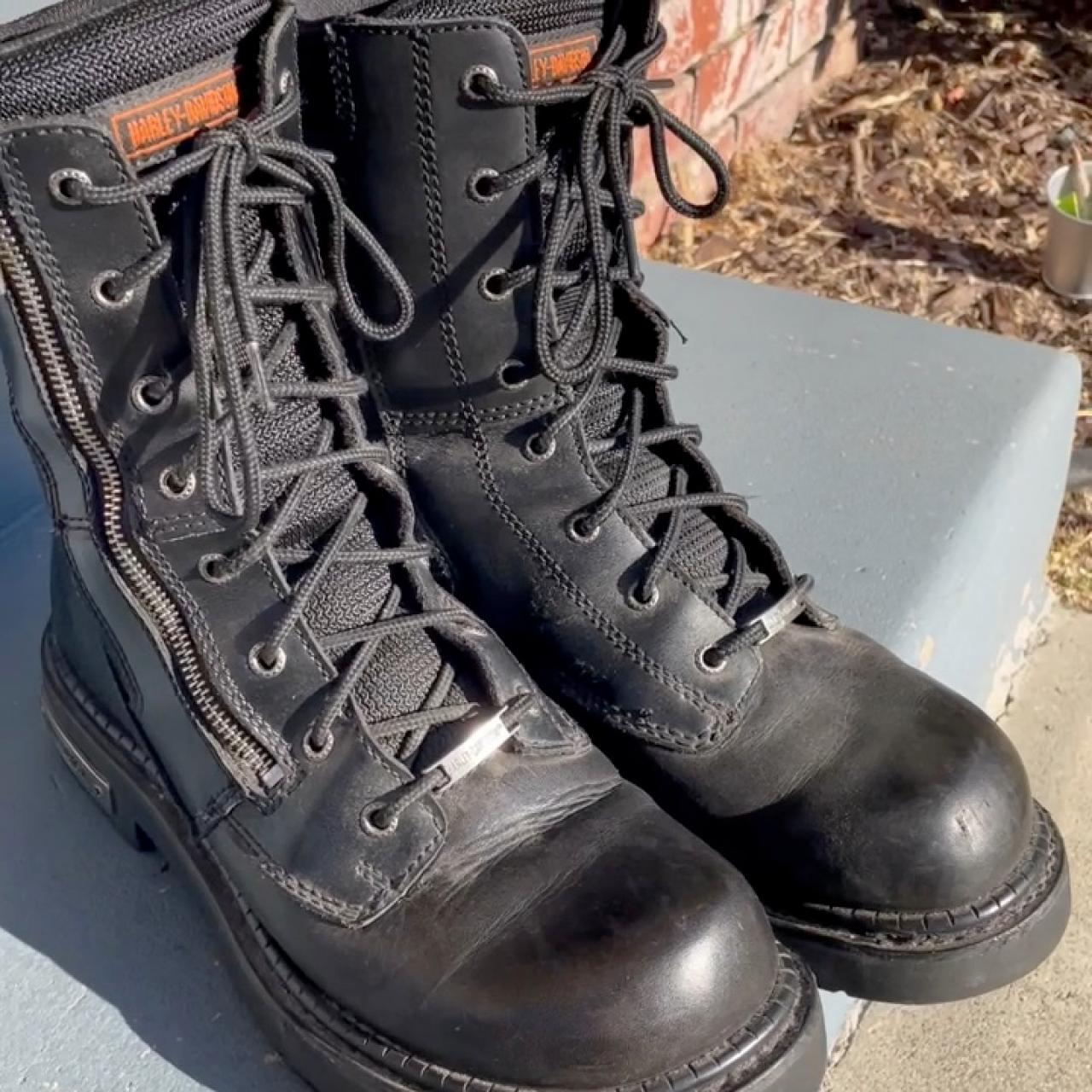 🕷 Harley Davidson platform Motorcycle Boots🕷 +Men’s... Depop